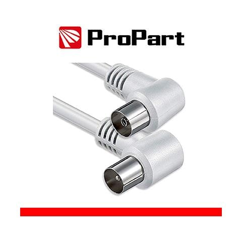 Cavo Antenna Tv Iec 5m Sp-pr 90 Bianco - Foto 1